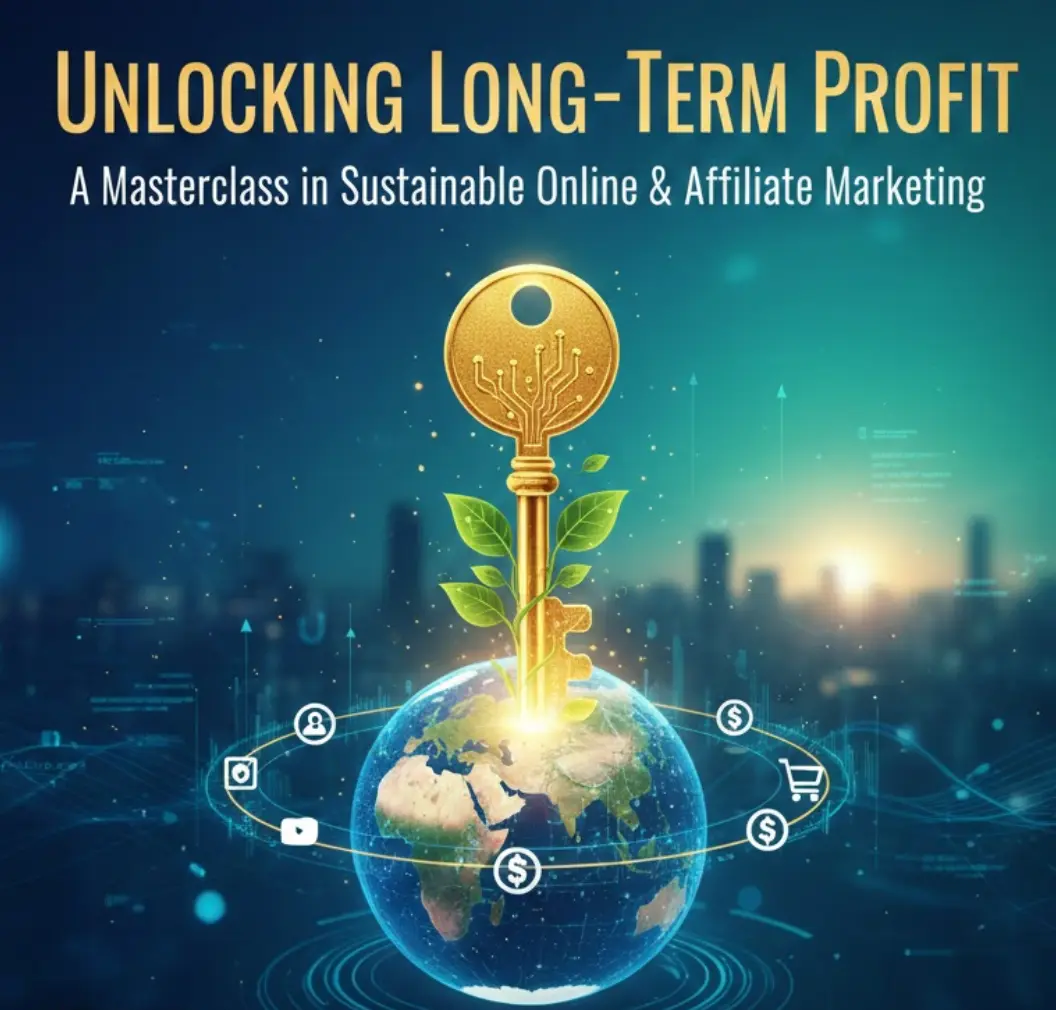 Cover image for Unlocking Long-Term Profit: A Masterclass in Sustainable Online & Affiliate Marketing